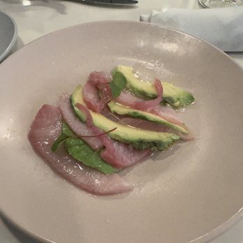 Central Bodega - Yellowtail crudo was very acidic and needed salt. Very little flavor and the fish was tasteless. - Wine Bars Near Me - Albuquerque, New Mexico