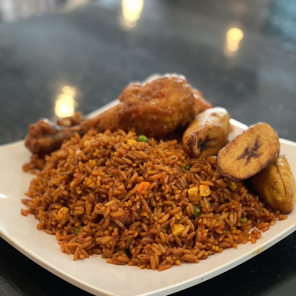 Trices Cafe and Lounge - Jollof rice & chicken - African Near Me - San Antonio, Texas Trices Cafe and Lounge - Jollof rice & chicken - African Near Me - San Antonio, Texas