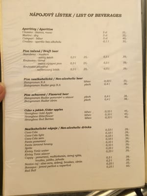 Menu photo 4 Restaurace Špalíček Brno, JM