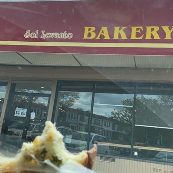 Sol Levante Bakery - Enjoying a delicious ham & cheese sandwich from Sol Levante - Bakeries Near Me - Cheltenham, Pennsylvania