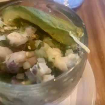 Los Dos Potrillos - Ceviche. I suspect old fish. My stomach is aching badly at 4am I'm very sick. - Mexican Near Me - Castle Rock, Colorado