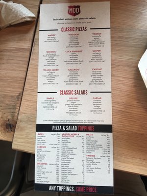 Menu photo 5 MOD Pizza Colorado Springs, CO Menu photo 5 MOD Pizza Colorado Springs, CO