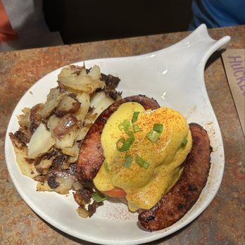 Huckleberry's - Cajun Eggs Benedict - Coffee & Tea Near Me - Redding, California Huckleberry's - Cajun Eggs Benedict - Coffee & Tea Near Me - Redding, California