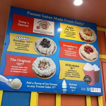 Funnel Cakes - Menu - Desserts Near Me - Santa Cruz, California Funnel Cakes - Menu - Desserts Near Me - Santa Cruz, California