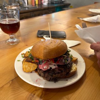 Backslope Brewing - Burger - Breweries Near Me - Columbia Falls, Montana Backslope Brewing - Burger - Breweries Near Me - Columbia Falls, Montana