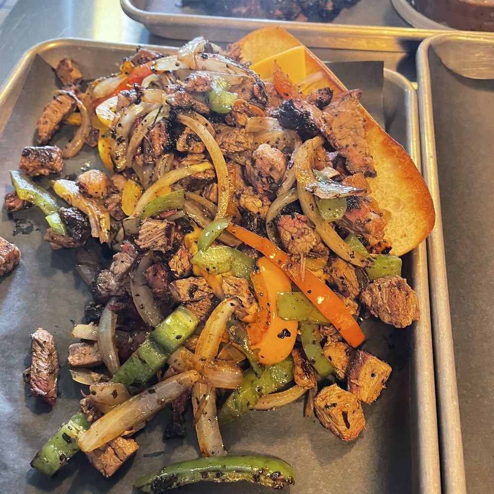 Tastefully Blessed Smokehouse & Catering - Philly brisket sandwich - Barbeque Near Me - Springdale, Pennsylvania Tastefully Blessed Smokehouse & Catering - Philly brisket sandwich - Barbeque Near Me - Springdale, Pennsylvania