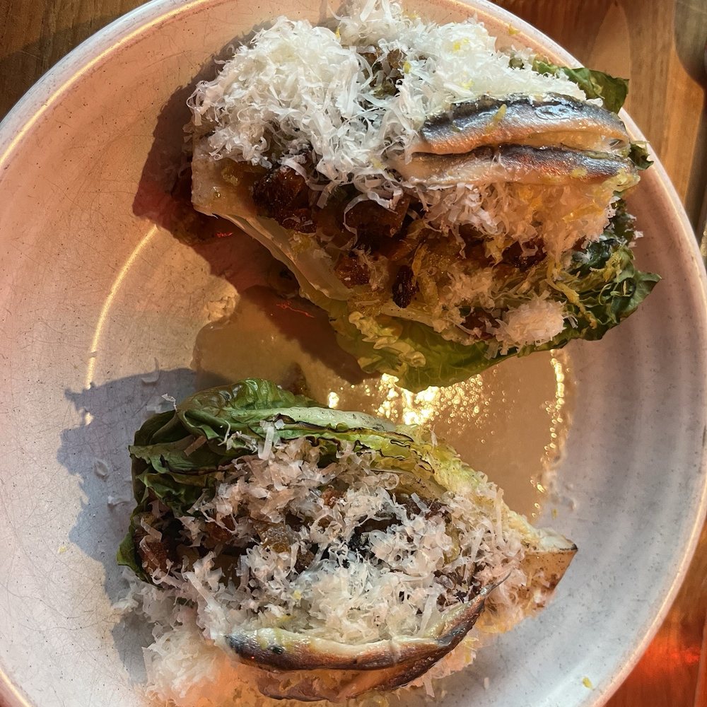 BARDA Detroit - Caesar salad with boquorones (sardines). Beautiful and delicious. - Bars Near Me - Detroit, Michigan BARDA Detroit - Caesar salad with boquorones (sardines). Beautiful and delicious. - Bars Near Me - Detroit, Michigan
