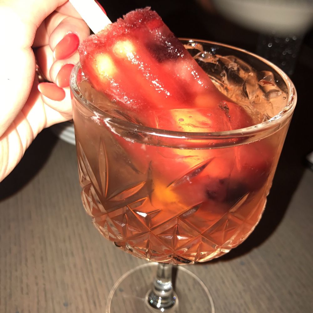 Barrio - Sangria with a popsicle yummmmm - Mexican Near Me - Chicago, Illinois