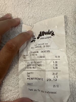 Alfredo's Mexican Food by null