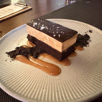 The Wild Kitchen & Bar - Miso caramel chocolate mousse cake - Vegetarian Near Me - Beacon, New York