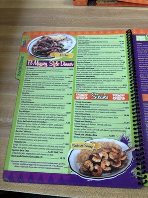 Menu photo 2 El Maguey Pelzer, SC