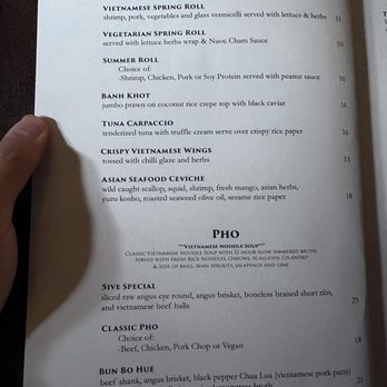 5ive Spice - Menu - Vietnamese Near Me - New York, New York