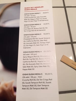 Menu photo 4 Oishii Wok & Sushi Istanbul, 34