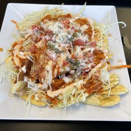Pollo Frito Con Tajadas
