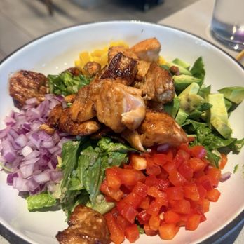 Cafe Americano - Honey Glazed Salmon Bowl* - OMG - Breakfast & Brunch Near Me - Miami, Florida Cafe Americano - Honey Glazed Salmon Bowl* - OMG - Breakfast & Brunch Near Me - Miami, Florida