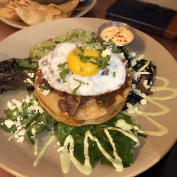 Terlingua - Pulled pork tostado with sunny side egg - Barbeque Near Me - Portland, Maine Terlingua - Pulled pork tostado with sunny side egg - Barbeque Near Me - Portland, Maine