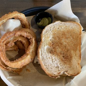 PorterHouse Burger Co - Patty melt and onion rings. Huge! - Burgers Near Me - Greensboro, North Carolina PorterHouse Burger Co - Patty melt and onion rings. Huge! - Burgers Near Me - Greensboro, North Carolina