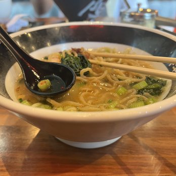 JINYA Ramen Bar - Baton Rouge - JINYA Chicken Ramen. It's chicken broth chicken chahsu, spinach, green onions and fried onions with thick noodles. - Ramen Near Me - Baton Rouge, Louisiana JINYA Ramen Bar - Baton Rouge - JINYA Chicken Ramen. It's chicken broth chicken chahsu, spinach, green onions and fried onions with thick noodles. - Ramen Near Me - Baton Rouge, Louisiana