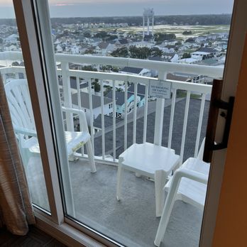 Prince Resort - Tower 1 Room 1401 - Boulevard view from balcony. Slightly small but enough room to sit. - Hotels Near Me - North Myrtle Beach, South Carolina
