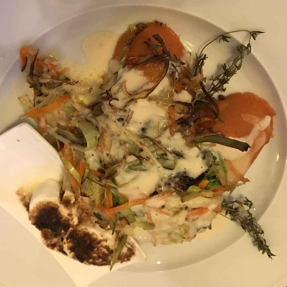 Ölmühle - Sweet potatoes with vegetables and hard cheese. - German Near Me - Landstuhl, RP Ölmühle - Sweet potatoes with vegetables and hard cheese. - German Near Me - Landstuhl, RP