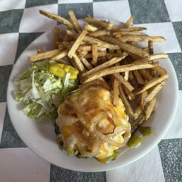 Green Chili Cheeseburger