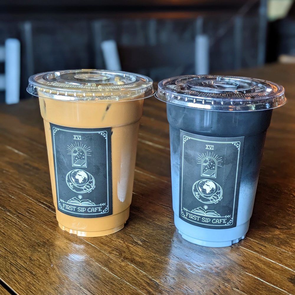 First Sip Cafe - Coconut Jasmine Viet Coffee & Ube Noir Latte - Coffee & Tea Near Me - Chicago, Illinois First Sip Cafe - Coconut Jasmine Viet Coffee & Ube Noir Latte - Coffee & Tea Near Me - Chicago, Illinois