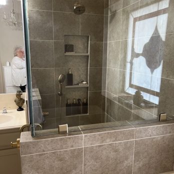 Fit Build Construction - Looking at the shower from the tub! - General Contractors Near Me Fit Build Construction - Looking at the shower from the tub! - General Contractors Near Me