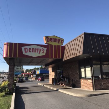 Denny's - a car parked in front of a restaurant - Breakfast & Brunch Near Me - Bedford, Pennsylvania