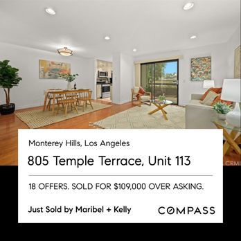 Kelly Tran-Compass - Monterey Hills, LA -  Received 18 offers and sold for $109,000 over asking price! - Real Estate Agents Near Me - Pasadena, California