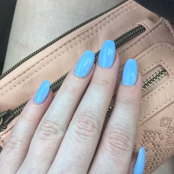 Spring Nail Tips - End result on my nails - Nail Salons Near Me - Orange, California