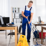 Photo of Galvez cleaning