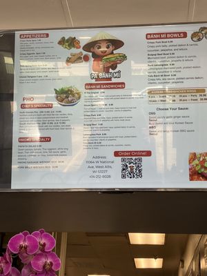 Menu photo 2 Pa Banh Mi West Allis, WI