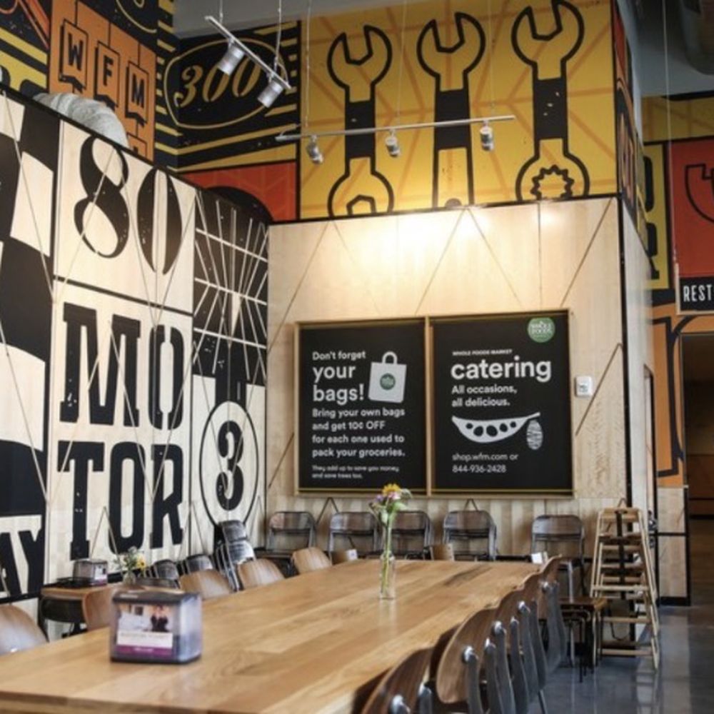 WFM Coffee Bar - The coffee bar Café seating area where they have a very large community farm table - Coffee Roasteries Near Me - Charlotte, North Carolina WFM Coffee Bar - The coffee bar Café seating area where they have a very large community farm table - Coffee Roasteries Near Me - Charlotte, North Carolina