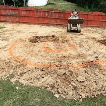 Artisan Scapes - How most projects begin. We map it out in the ground for you to see before we begin. - Landscaping Near Me Artisan Scapes - How most projects begin. We map it out in the ground for you to see before we begin. - Landscaping Near Me