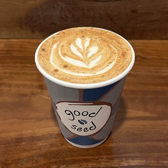 Good Seed Coffee Boutique - Maple cinnamon latte - Coffee Roasteries Near Me - Solvang, California Good Seed Coffee Boutique - Maple cinnamon latte - Coffee Roasteries Near Me - Solvang, California