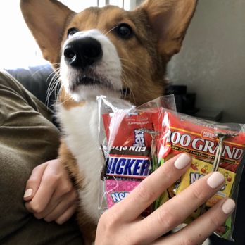 Ruby Nail - Don't mind my dog...he doesn't understand what personal space is lol. Goodie bags + nails  THANK YOU! - Nail Salons Near Me - Glendale, California