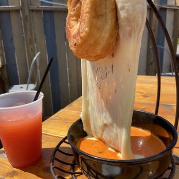 Food For Thought - Watermelon slushee and Congdon donut grilled cheese - Gastropubs Near Me - Cape Neddick , Maine Food For Thought - Watermelon slushee and Congdon donut grilled cheese - Gastropubs Near Me - Cape Neddick , Maine