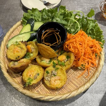 Lua Vietnamese Cuisine - A11 Bnh Kht - Mini Savory Pancakes - Vietnamese Near Me - Edison, New Jersey