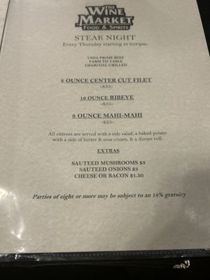 Menu photo 1 The Wine Market Slidell, LA Menu photo 1 The Wine Market Slidell, LA