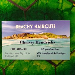 Beachy Haircuts - Located/ Location, Southport NC