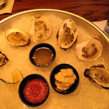 Fish Market Restaurant - Chef's choice, half dozen oysters: Look at the window as you enter. $3.25 each. - Seafood Near Me - Alexandria, Virginia Fish Market Restaurant - Chef's choice, half dozen oysters: Look at the window as you enter. $3.25 each. - Seafood Near Me - Alexandria, Virginia