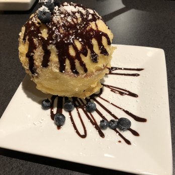 San Sushi - Tempura ice cream with choice of vanilla or green tea ice cream. - Sushi Bars Near Me - Placentia, California San Sushi - Tempura ice cream with choice of vanilla or green tea ice cream. - Sushi Bars Near Me - Placentia, California