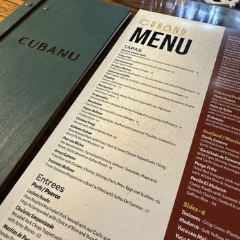 CubaNu Restaurant & Lounge - Menu - Cuban Near Me - Rahway, New Jersey