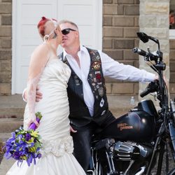 Candice J. Macri, OD - What Dr gets married to a biker in Evans City Cemetery due to the film history "The Night of the Living Dead" 
