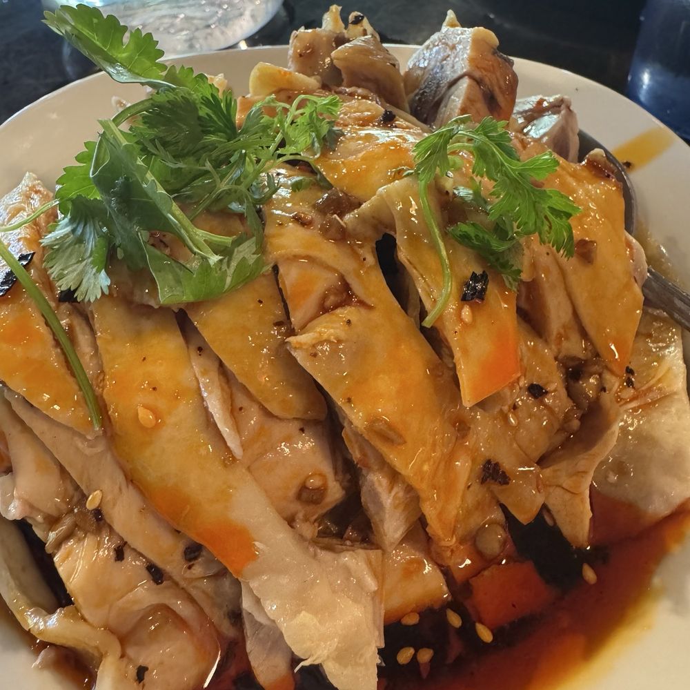 Golden Noodle & Bao - Cold chicken with spicy Szechuan sauce - Shanghainese Near Me - Seattle, Washington