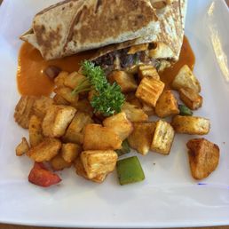 Breakfast Burrito with chorizo Breakfast Burrito with chorizo