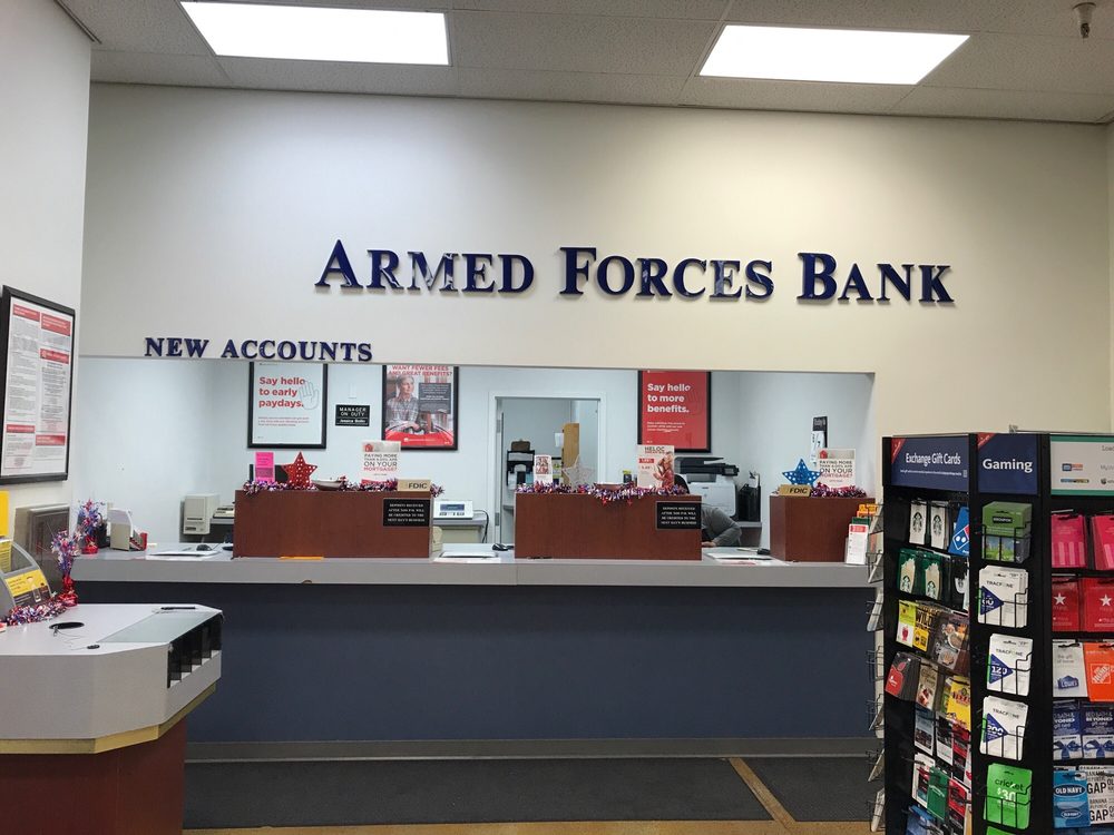 ARMED FORCES BANK Updated May 2024 105 W Spaatz Rd, Fairchild Air