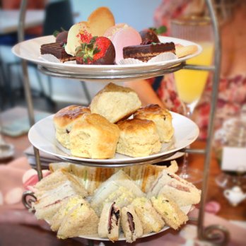 Babe’s Tea Room - Our entire group opted for the full Afternoon Tea spread. finger sandwiches, miniature scones served with jam, and petit fours. - Tea Rooms Near Me - Denver, Colorado