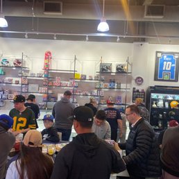 Trade Night before the Mint Collective Card Show, place is poppin and the shop offers very fair trade in and prices if your looking to sell. Trade Night before the Mint Collective Card Show, place is poppin and the shop offers very fair trade in and prices if your looking to sell.
