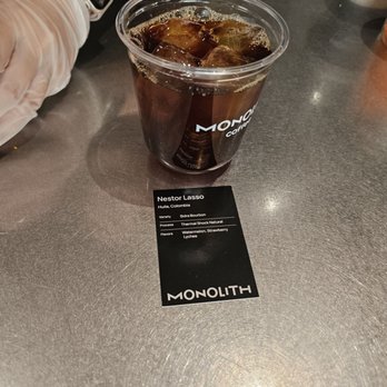 Monolith Coffee - Nector lasso - Coffee & Tea Near Me - Alhambra, California